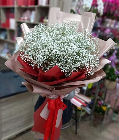 Букет цветов из: Гипсофила в Нинах