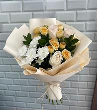 Букет цветочный вальс #REPLACE_PRED# Нинах Букет цветов из:  Розы и Хризантемы #REPLACE_PRED# Нинах