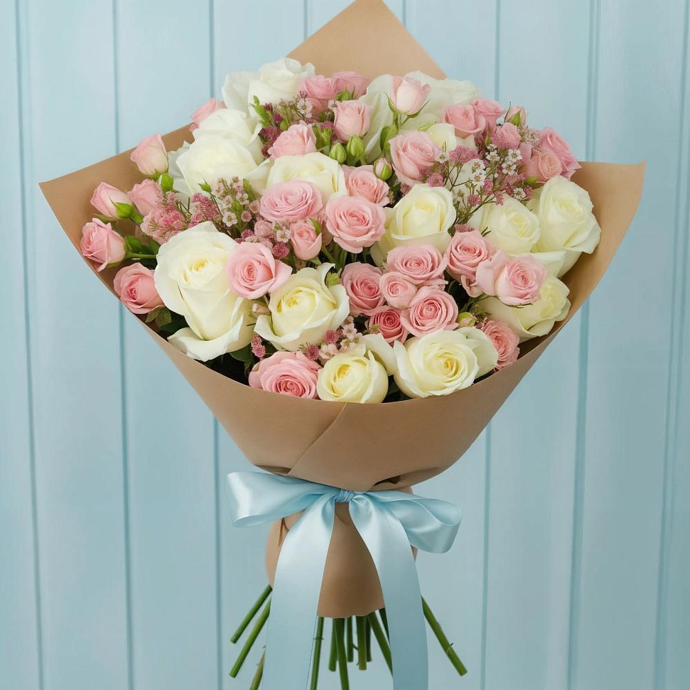 Букет цветов из: Розы в Нинах