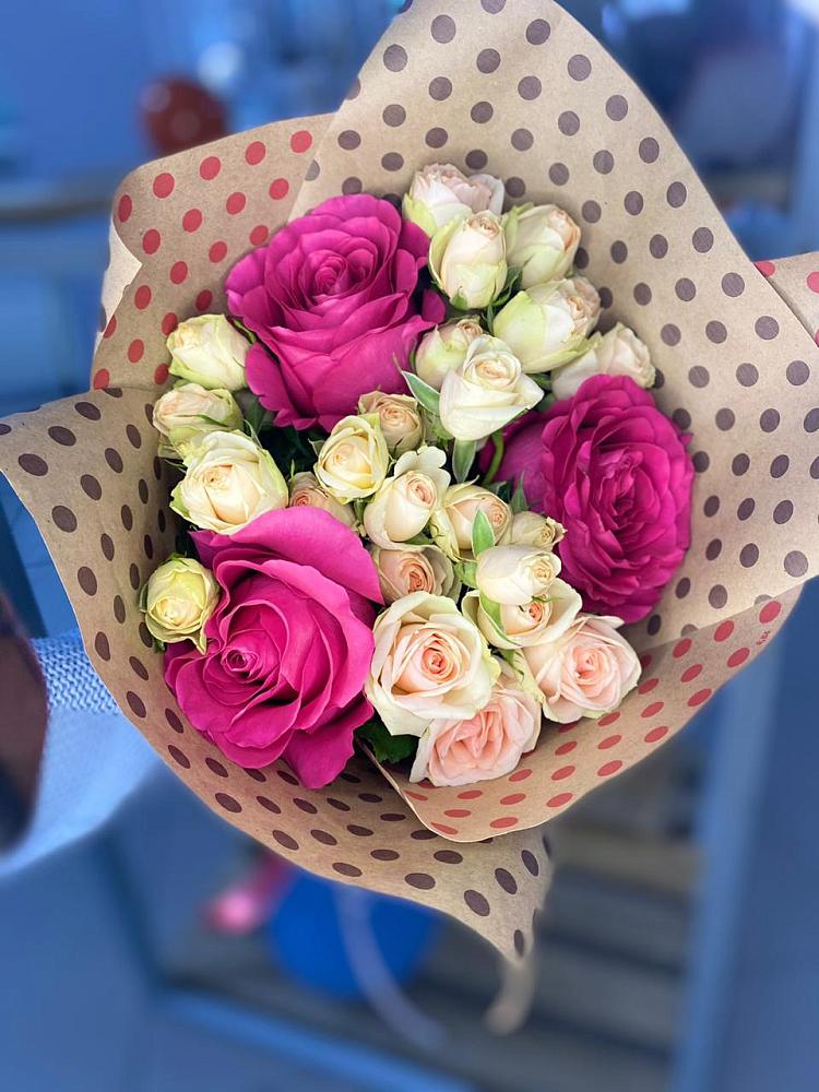 Букет ласковый взгляд в Нинах Букет цветов из: Розы в Нинах