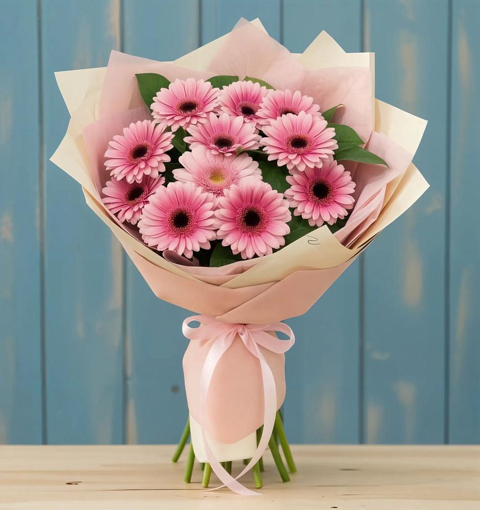 Букет пурпурно-розовый в Нинах Букет цветов из: Герберы в Нинах