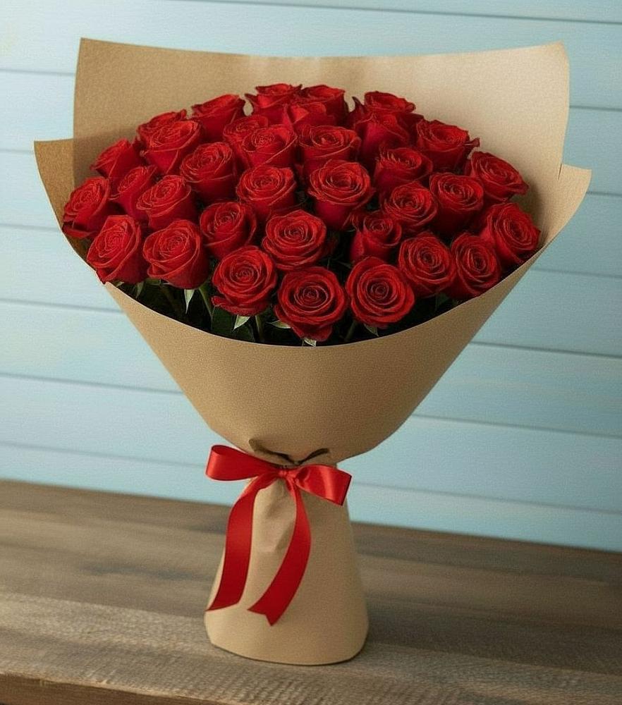 Красные розы Милано в Нинах Букет Красные розы Милано в Нинах