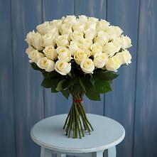 51 Белая роза Эдлесс Лав в Нинах Букет 51 Белая роза Эдлесс Лав в Нинах