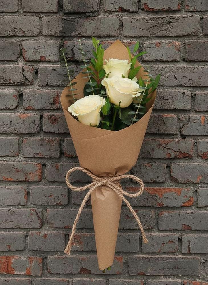 Букет из 3 роз в Нинах Букет цветов из: Розы в Нинах