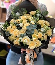 Букет цветов из:  Розы и Лизиантусы #REPLACE_PRED# Нинах