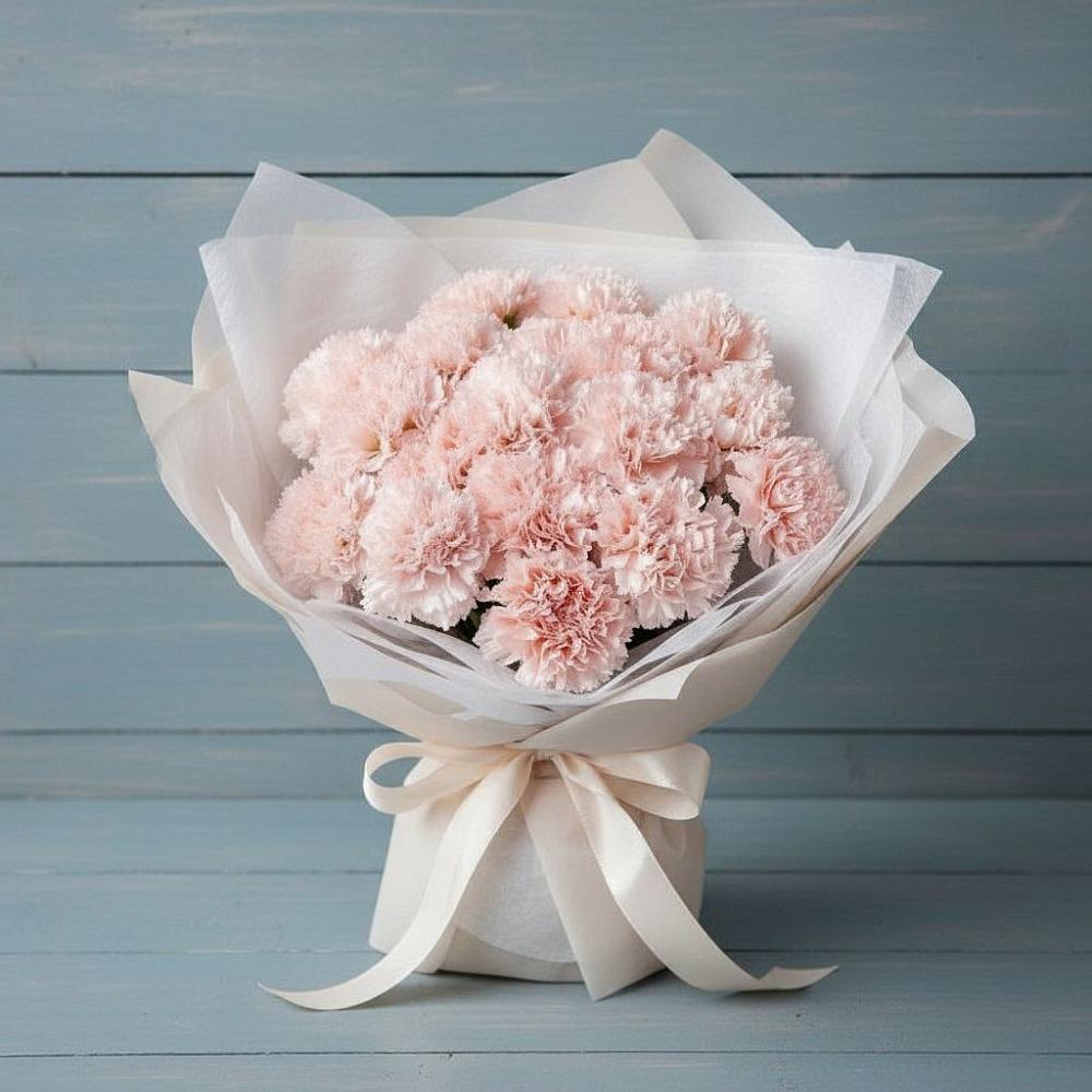 Букет розовые гвоздики в Нинах Букет цветов из: Гвоздики в Нинах